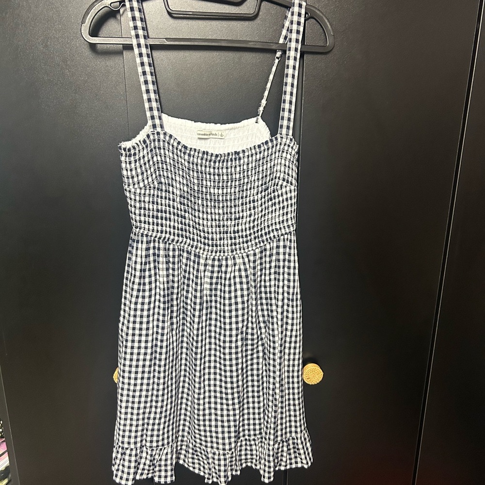 Black and White Gingham Dress